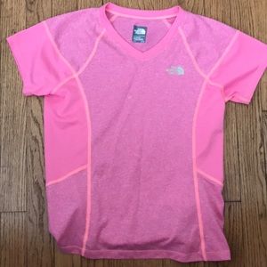 Pink Northface Girls Shirt